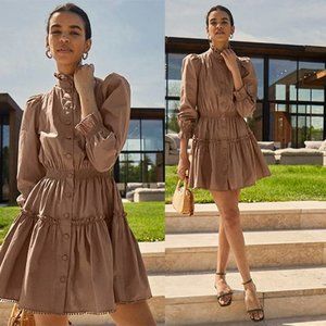 Hunter Bell Brown Mini Dress
